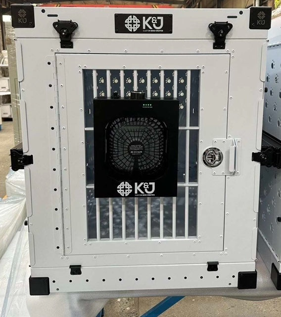 Ventilateur de cage pour chien K&amp;J 2.0