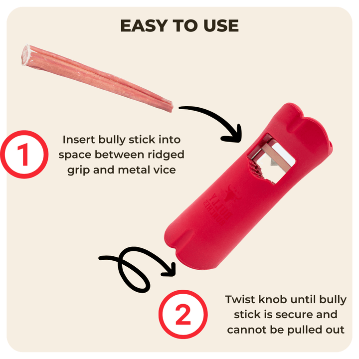 Bully Stick Safety Holder - K&J Custom Dog Crates