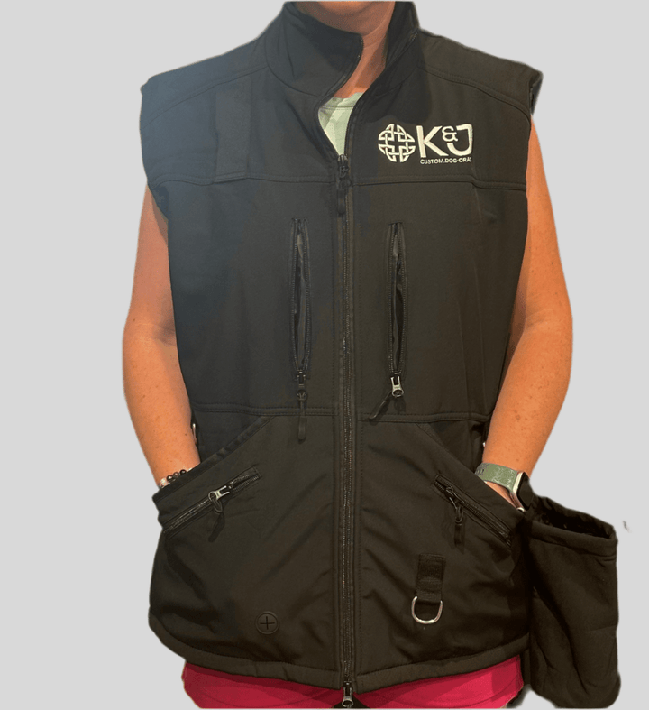 Dog Trainers Softshell Vest - K&J Custom Dog Crates