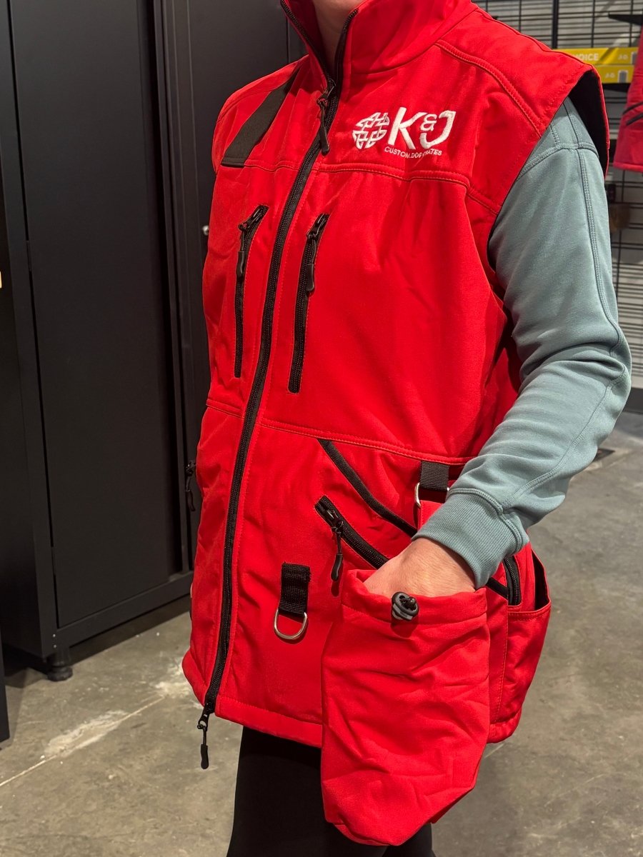 Dog Trainers Softshell Vest - K&J Custom Dog Crates