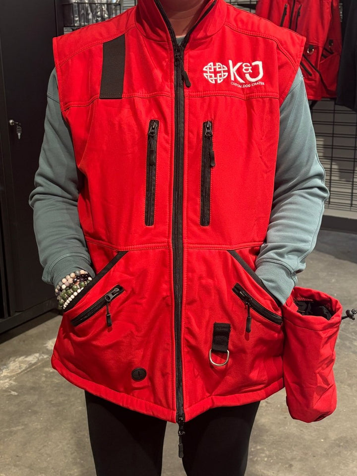 Dog Trainers Softshell Vest - K&J Custom Dog Crates