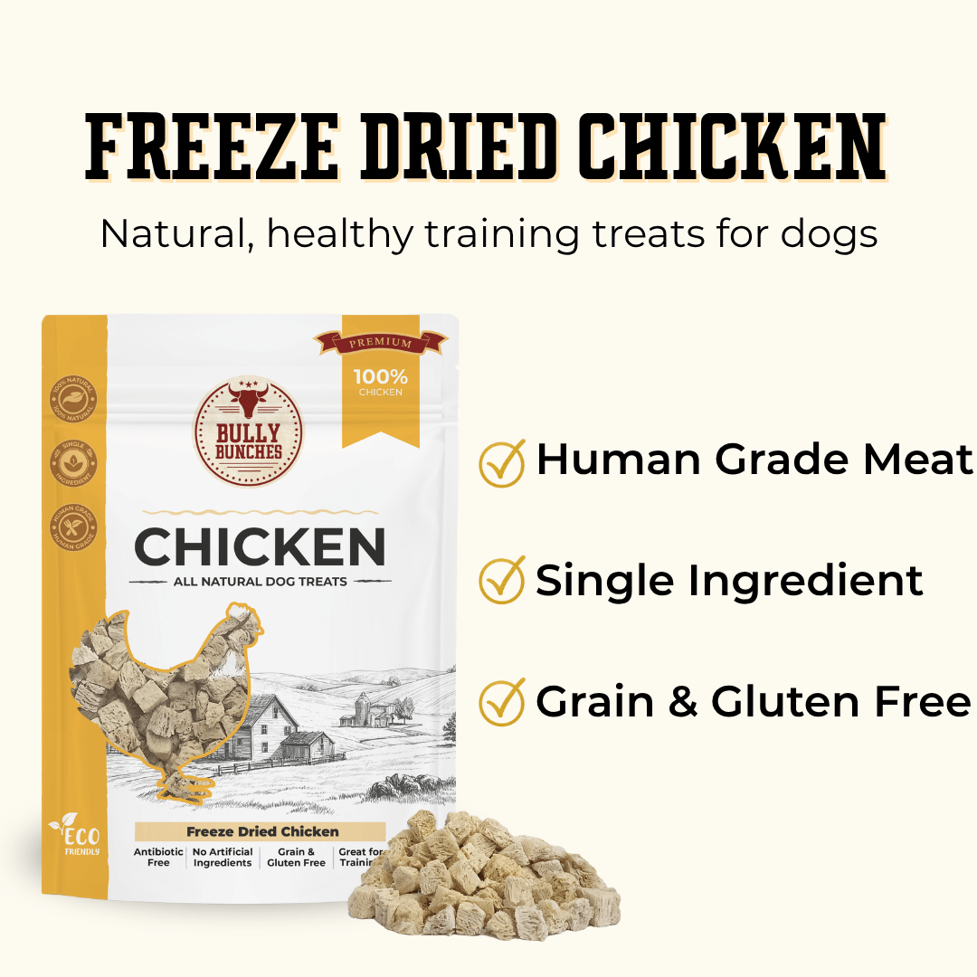 Freeze Dried Flavour Bundle 100g / 3.5oz x3 - K&J Custom Dog Crates