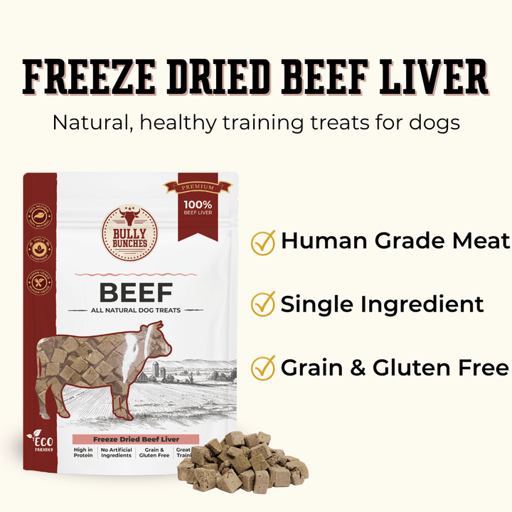 Freeze Dried Flavour Bundle 100g / 3.5oz x3 - K&J Custom Dog Crates