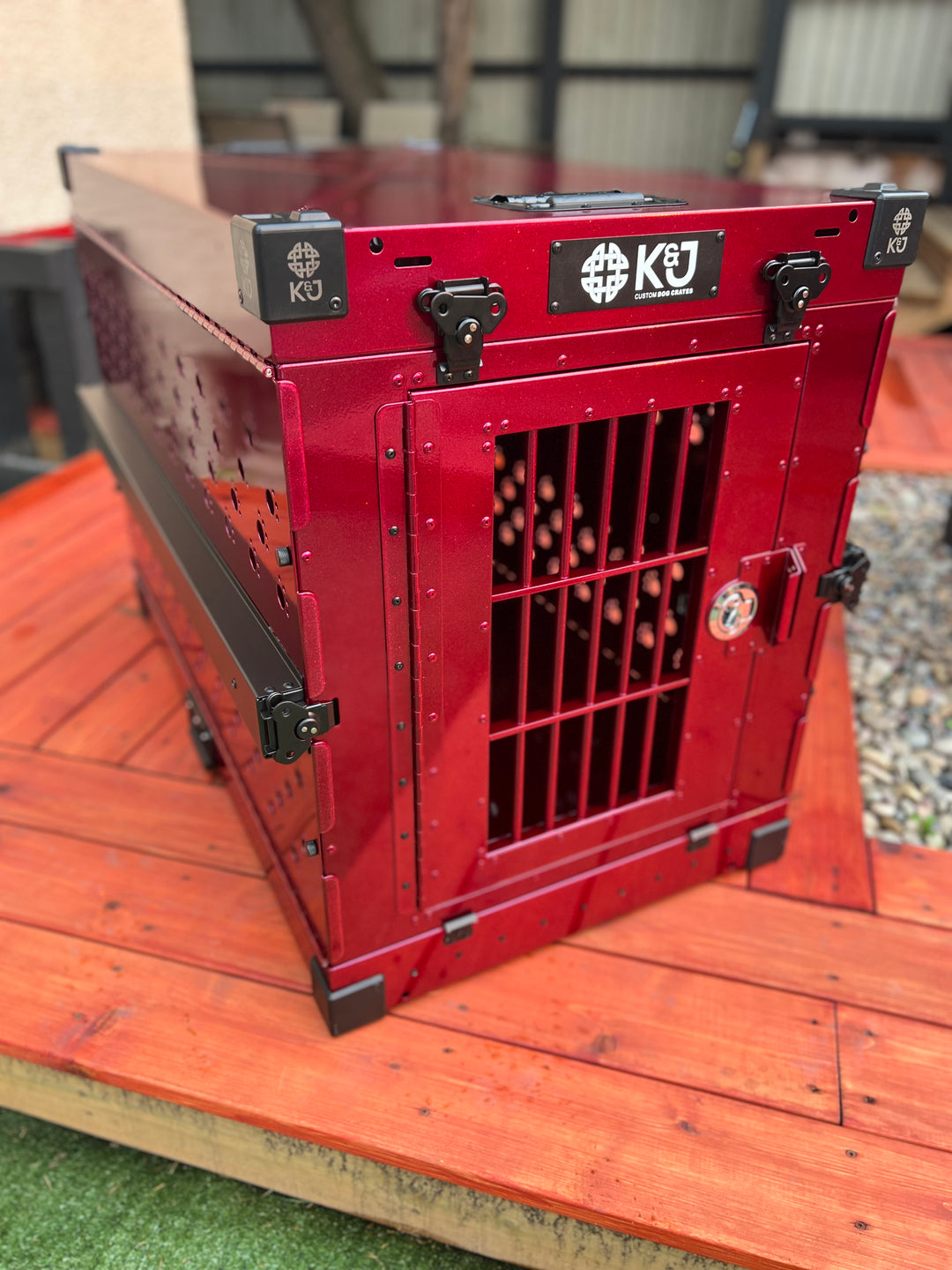 Custom Metallic Colours - K&J Custom Dog Crates