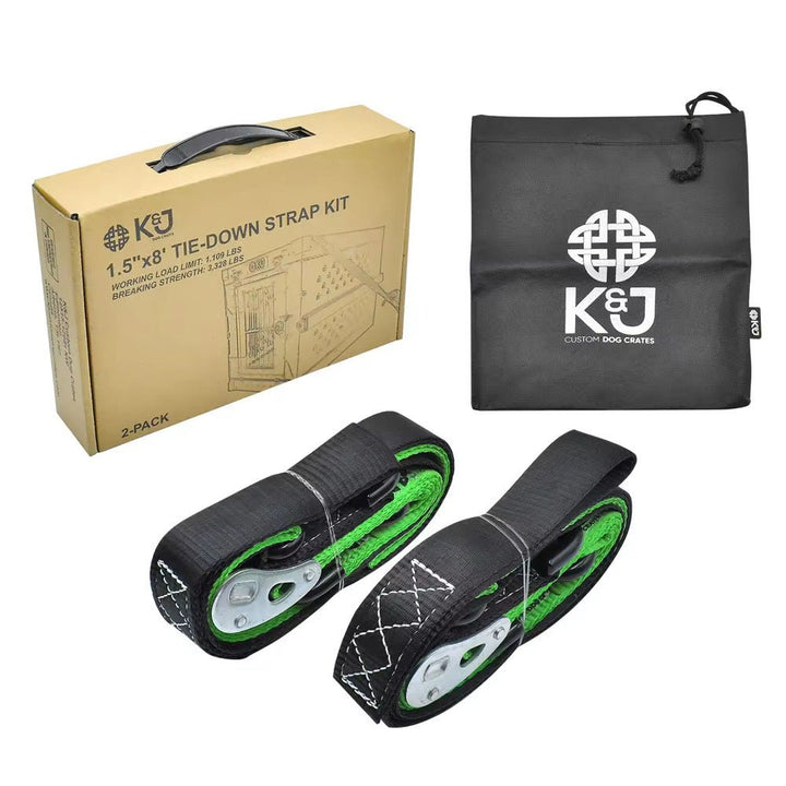 K&J Crate Tie - Down Straps - K&J Custom Dog Crates