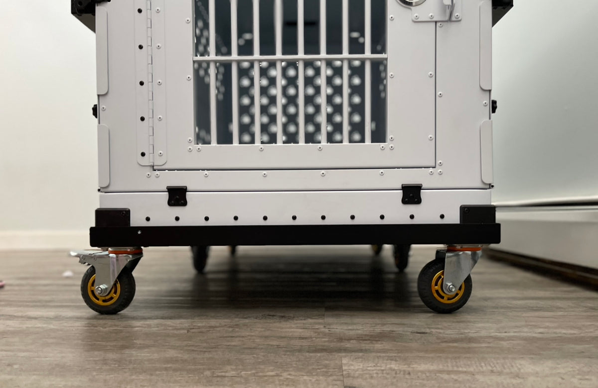 Wheeled trolley for collapsible crates – K&J Custom Dog Crates