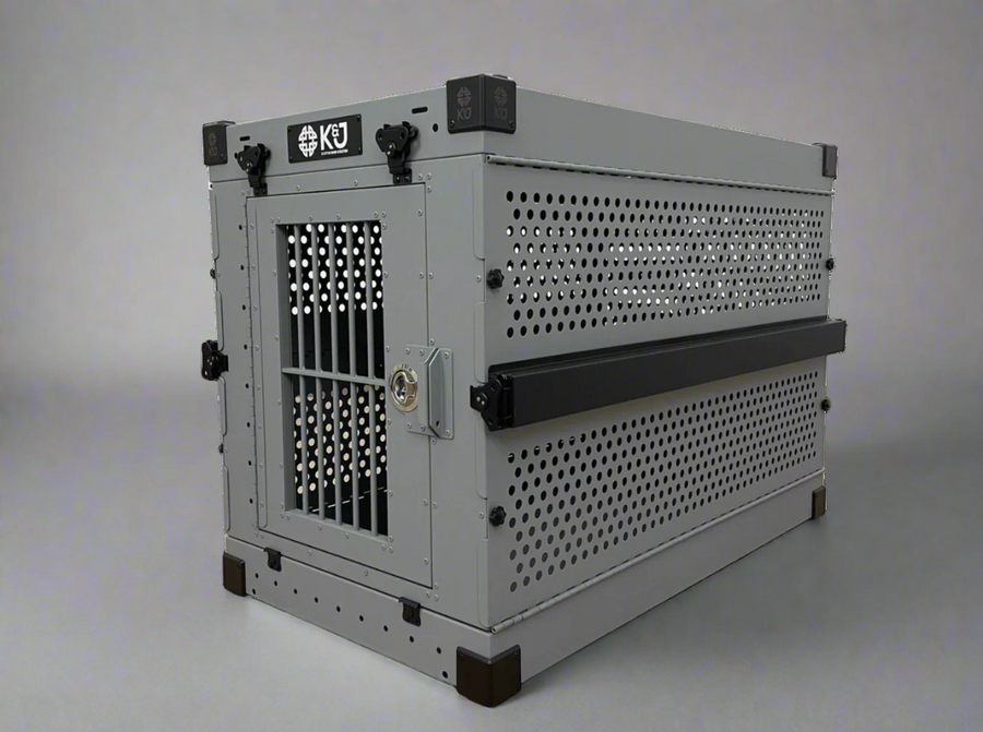 Image showcasing Collapsible Dog Crate K&J Custom Dog Crates